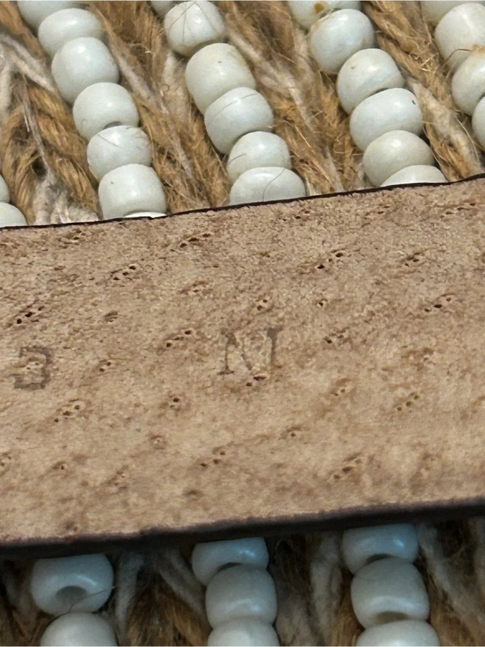 Kim Rogers Brown Croc-Embossed Leather Belt with Gold Buckle